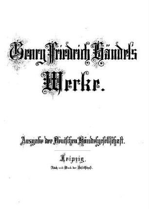 Georg Friedrich Händel's Werke. 64, Muzio Scevola : opera ; atto terzo