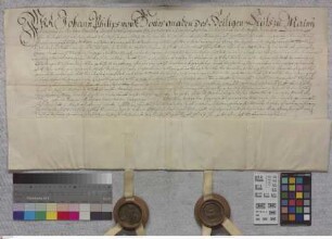 Frankenstein: Kurmainzischer Lehnconsens wegen der Hälfte von Eberstadt, das solche in Eigentum mitverkauft werden, wofür die v. Frankenstein ein ...