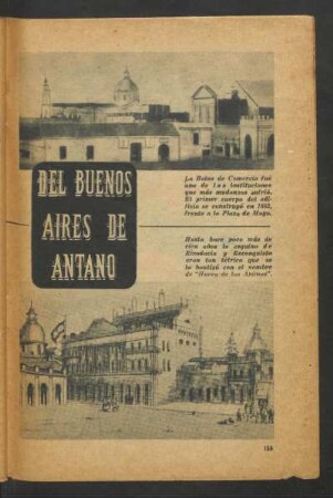 Del Buenos Aires de antaño - [Ilustración]