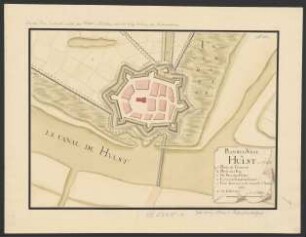 Plan de la ville de Hulst