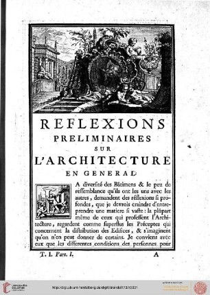Reflexions Préliminaires