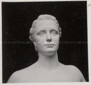 Paris, Bildhauer Professor Arno Breker, Ausstellung, Figur "Schreitende" (Kopf)