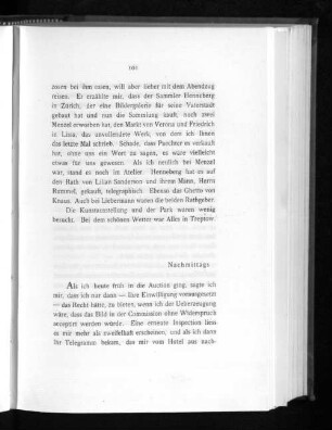 Nachmittags