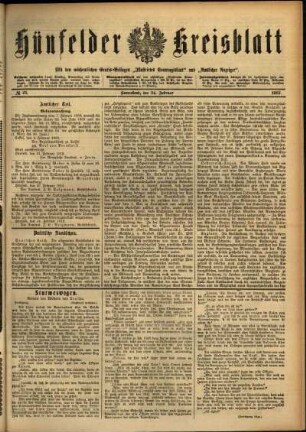 Ausgabe vom Samstag, den 24. Februar 1912.