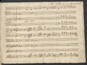 Il trionfo d'amore. Auszüge; B, orch; C-Dur