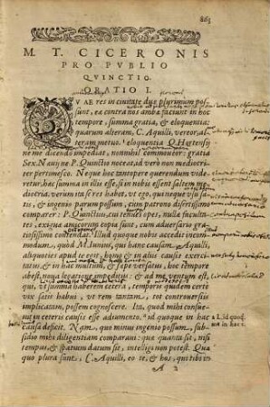 M. Tvllii Ciceronis Orationvm Volvmen ..., 1