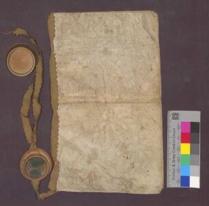 Vertrag zwischen Johann Hannibal Girardi und der Gemeinde Sasbach.