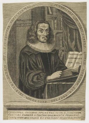 Bildnis des Philippus Jacobus Spenerus