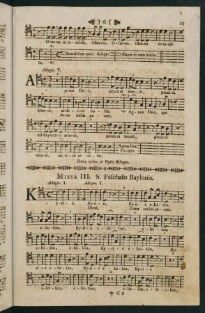 11-20, Missa III. - Missa IV.