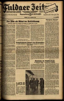 Ausgabe vom Montag, den 17. Februar 1941.