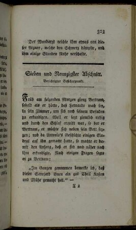 Sieben und Neunzigster Abschnitt. Berichtigter Gesichtspunkt