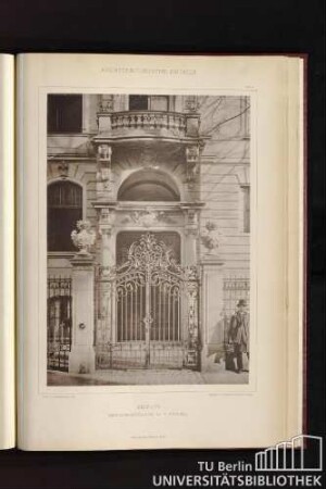 Tafel 91. Berlin. Bendlerstrasse 42 - Portal