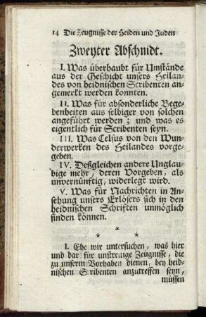 Zweyter Abschnidt.