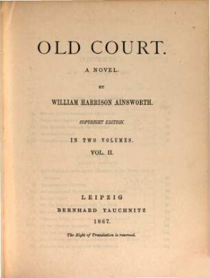 Old court : a novel. 2
