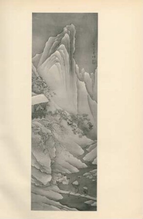 [XLII. Snowy Chinese landscape by O-oka Unpo ...]