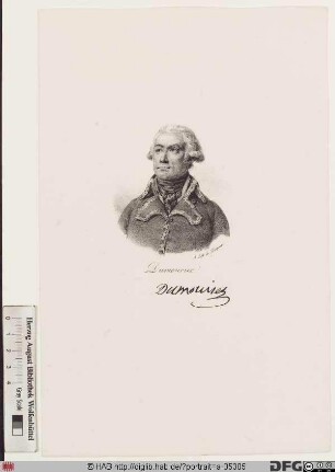 Bildnis Charles-François Du Périer Dumouriez, gen. Dumouriez