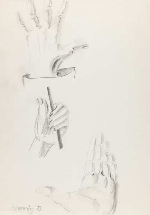 Studie einer Hand (nach Brigitte)