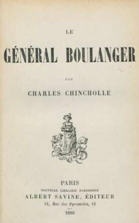 Le général B̌oulanger