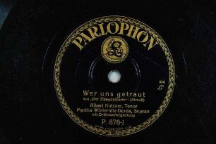 Wer und getraut : aus "Zigeunerbaron" / (Strauß)