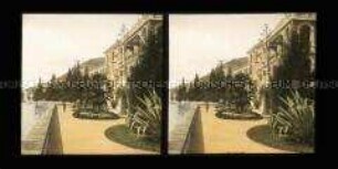 Promenade beim Grandhotel in Gardone Riviera
