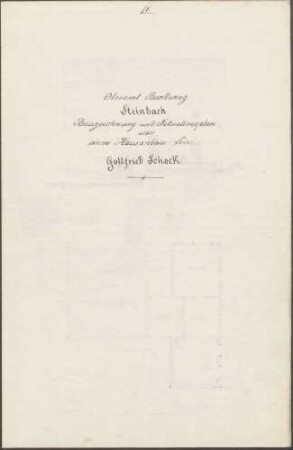 Schock, Gottfried, Bauer Anbau am Wohnhaus