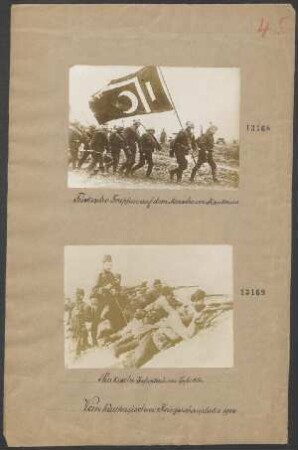Türkische Infanterie im Gefechte