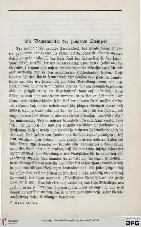 Die Bauernvölker der jüngeren Steinzeit