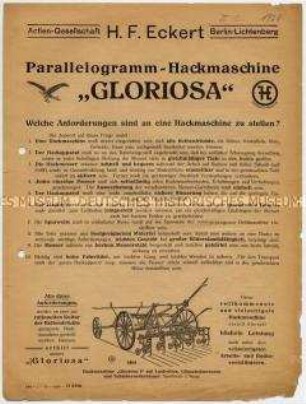 Parallelprogramm-Hackmaschine "Gloriosa"