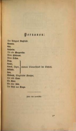 Friedrich Hebbel's sämmtliche Werke, 3. Genoveva. Agnes Bernauer