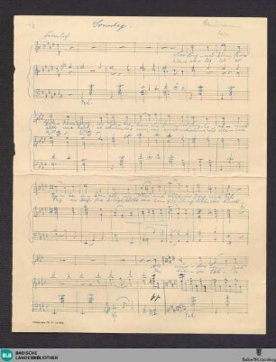Sonntag - Mus. Hs. 1394,46 : V, pf; A|b