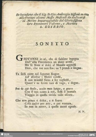 Sonetto