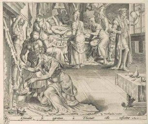 Tamar kocht für Amnon, Blatt 2 aus der Folge "Die Geschichte von Tamar und Amnon"