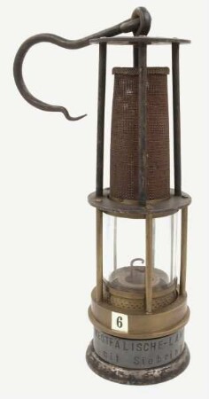 Grubenlampe (Ölsicherheitslampe, "Westfälische Lampe")