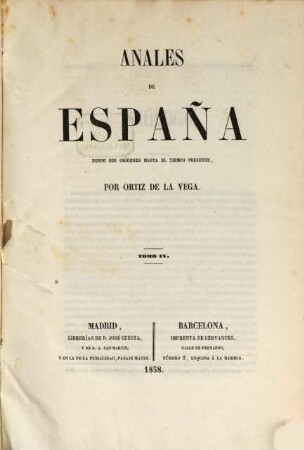 Anales de Espanã : desde sus orígenes hasta el tiempo presente, 4