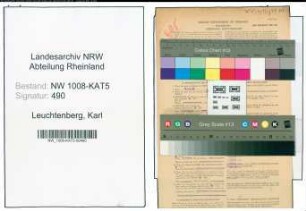 Entnazifizierung Karl Leuchtenberg , geb. 07.04.1896 (Dachdecker)
