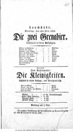 Die Kleinigkeiten