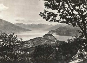 Italien. Comer See (Lago di Como). Landzunge von Bellagio, Blick von Süden