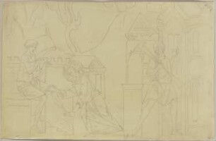 Eines der Wunder nach dem Tode des Heiligen Franz von Assisi