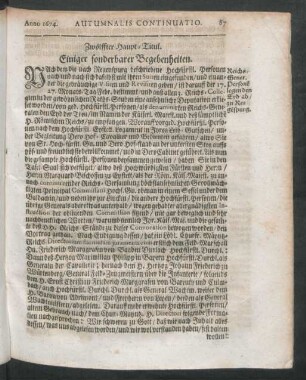 Zwölffter Haupt-Titul.