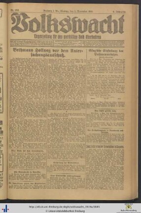 Nr. 256-279 (November 1919)