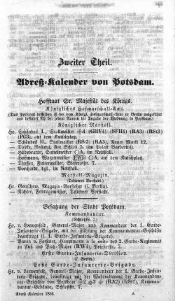 Hofstaat Sr. Majestät des Königs