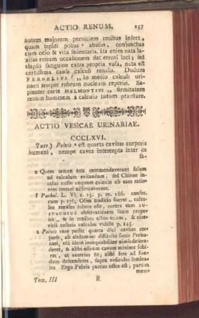 Actio Vesicae Urinariae