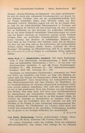 367 [Rezension] Koch, Anton, Gleichnisse zur katholischen Glaubenslehre (Teil 1-4 des Lehr-und Quellenwerkes)