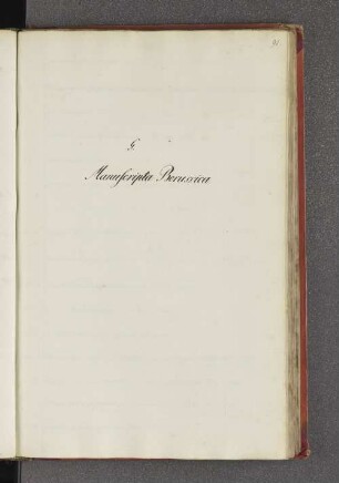G. Manuscripta Borussica