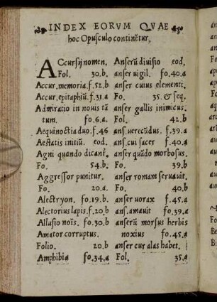 Index Eorum Quae hoc Opusculo Continentur