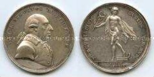 Medaille auf Carl August von Struensee