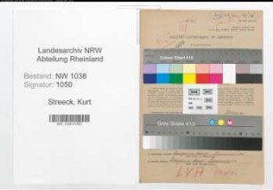 Entnazifizierung Kurt Streeck , geb. 21.07.1920 (Beamter)
