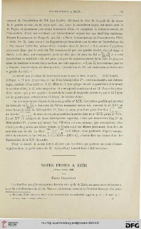 22: Notes prises à Meïr : (Mars-Avril 1899)