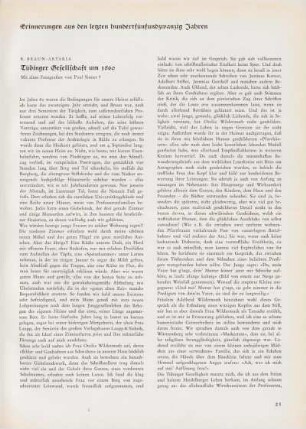 21-25 Tübinger Gesellschaft um 1860