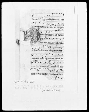 Graduale und Sequentiar — Initiale D, Folio 18verso